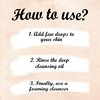 Prickly Pear Skin Care Deep Cleansing Oil - Includes Hair Loving Oils - 100% Prickly Pear Oil, Jojoba Oil, Marula Oil, Vitamin E Oil, &Lavender Essential Oil - Packaging May Vary. (4 oz)
