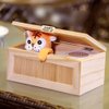 Gadpiparty Dont Touch Useless Box Wooden Useless Box Toy Tricky Toys Funny Tiger Box Toy Leave Me Alone Decorative Machine Tiger Toys for Kids Friends Home and Office Desk
