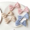 Leadigol cute hair side clips shiny hairpins braided hair clips children hair clips stylish headdress new headwear bowknot