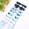 WORTL 8 PCS Hair Bows for Women, Hair Ribbon hair bows with Long Tail, hair bow clips Hair Barrettes for Women Accessories (White,Blue,Navy Blue,Light Green)