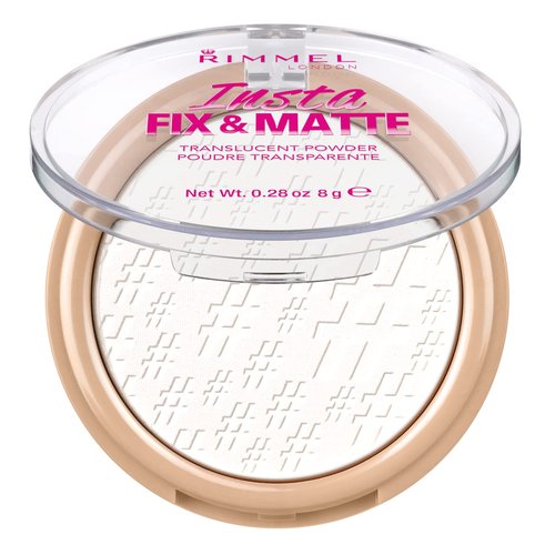 Rimmel Insta Fix & Matte Setting Powder, Translucent, 0.28 Ounce