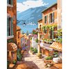 QUITEDEW Paint by Number for Adults Beginner,Scenery Paint by Numbers,Garden Paint by Numbers Kits Suitable for Home Wall Decoration 16x20 Inch