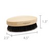 Fendrihan Genuine Boar Bristle and Beech Wood Military Hair Brush, MEDIUM-SOFT BRISTLE, Made in Germany