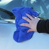 Arkwright Huck Absorbent Cleaning Towels - (Pack of 12) Lint Free Auto Detailing Microfiber Cloth Perfect for Windows, Metal, Glass, and Ceramic, 16 x 26, Blue
