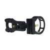 TOPOINT ARCHERY 3 Pin Bow Sight - Fiber, Brass Pin, Aluminum Machined - Right and Left Handed