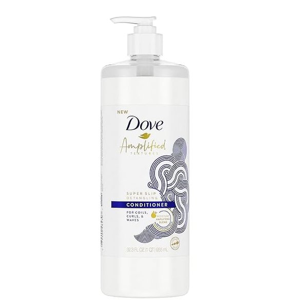 Generic Amplified Textures Deep Moisture Detangling Conditioner for Coils, Curls, and Waves, Moisturizes and Strenghtens Hair, Coconut Milk Hair Moisture Amplifying Hair Care Blend 11.5oz, White