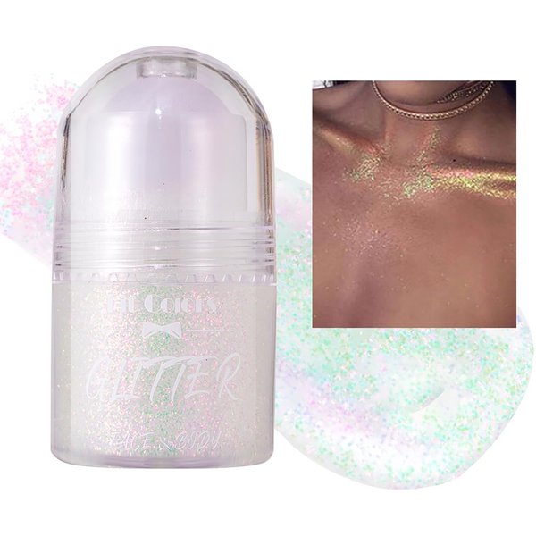 TIRDET Body Glitter Gel, Face Glitter Body Shimmer