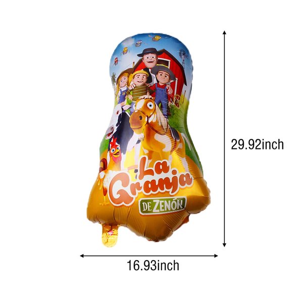 Farm Animals Party Decorations 6PCS Farm Animals Foil Balloons for Kids Birthday Baby Shower Farm Animals Theme Party Decorations