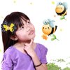 Bee Girls Hair Bows Cute Yellow Bows for Girls Spring Hair Accessories Yellow Hair Clips Hair Barrettes Bow Hair Clip for Girl for Hair Black Bow Clips Hair Decorations