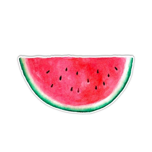 GT Graphics Watermelon Slice - 12" Vinyl Sticker Waterproof Decal