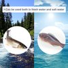 12V 120 LED Submersible Fishing Light Underwater Fish Finder Lamp, Night Fishing Lure Bait Finder Crappie Boat Ice Fishing Light Attractants More Fish in Freshwater & Saltwater, with 6M Power Cord