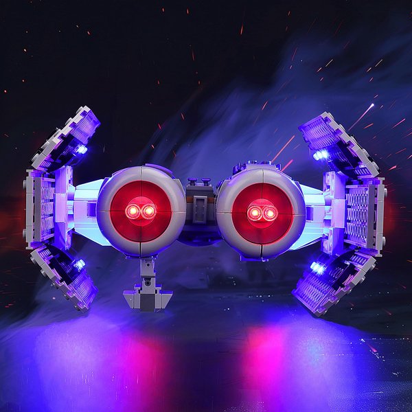 BRICKSHINING LED Lighting Compatible with Lego TIE Bomber 75347, Light Kit Compatible with Lego 75347, Giving Light to Model, NOT Included The Model Set（Standard Version）