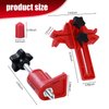 Yumfugu 9 PCS Car Main Cam Timing Sprocket Gear Locking Tool Set, Bump Locking Double Camshaft Anti-Slip Fixing Clamp, Automotive Work Protection Accessories, Suitable for Most Car Models (Red)