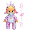 Cry Babies Tiny Cuddles Dinos Stella- 9" Baby Dolls, Cries Real Tears, Dinosaur Metallic Themed Pajamas