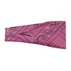 SAE99 Paisley Print Headband, Head Wrap, Stretchy Headband, Sport Yoga Headband Fits All (Pink)
