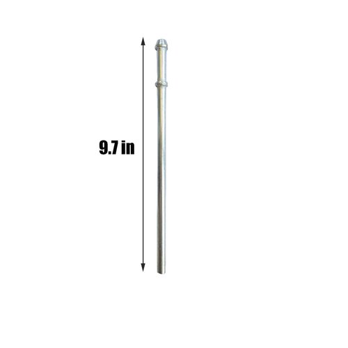 HAOXAOON 4 Pcs Exhaust Hanger Rods Weld On,Universal Use,2 Pcs Straight 9.7" Long,2 Pcs 90 Degree Bent 9.5" Long