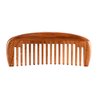 TAN MUJIANG Hair Comb Wide Tooth Natural Wood Anti-static 1pc