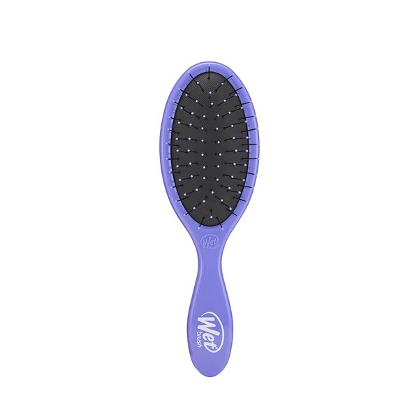 Wet Brush Thin Detangler Brush - Purple, Custom Care - All Hair Types - Ultra-Soft IntelliFlex Bristles Glide Through Tangles with Ease - Pain-Free Comb for Men, Women, Boys and Girls