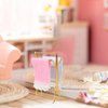 JOINPAYA 1: 12 Dollhouse Towel Rack Dollhouse Miniature Bath Towel Rack Mini Towels Dollhouse Bathroom Furniture Model Set Doll House Play House Accessories Decorations