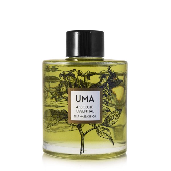 UMA Absolute Essential Self Massage Oil | 100% Organic Ayurvedic Essential Oils for Relaxing Self-Care, Radiance, & Soft Skin (3.4 fl oz | 100 ml)