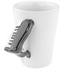Fairly Odd Novelties Ceramic Black & White Piano Coffee Musician Mug, One Size, White, FON-10216