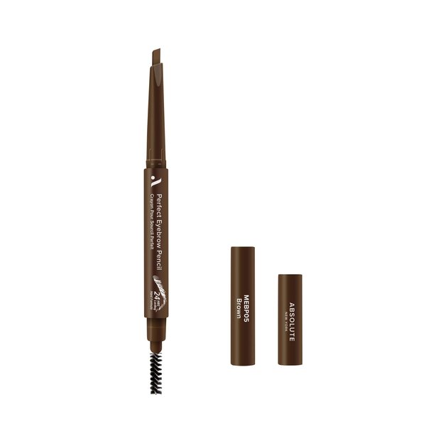 Absolute New York Perfect Eyebrow Pencil: Brown (hard formula)