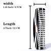 MANETURAL 12BX Wide Tooth Hair Comb - 4.7" Acetate comb for Women, Comb for wavy/Curly Hair,Long/Short Hair Women or Kids, Mens Grooming Beard Care Combs for Men Styling,Handmade (1 PACK, zebra)