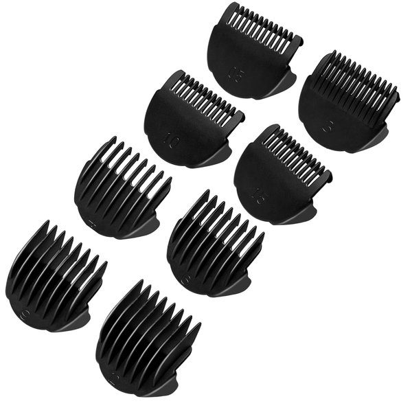 CR8GR8 8 Pack Professional Guide Comb Fit for Manspot Body Trimmer, Meridian Body Hair Trimmer Clipper Guard,Timmer for Men Clipper Guards