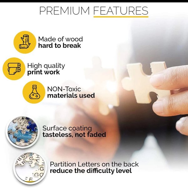 Uyou Who Really Loved Siberian Huskies Jigsaw,Wooden Puzzles 1000 Pieces Educational Fun Game,Child Intellectual Jigsaw,Game Decompression Toys for Adults and Kids