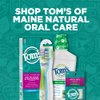 Tom's of Maine Naturally Waxed Antiplaque Flat Dental Floss, Spearmint, 32 Yards 6-Pack (Packaging May Vary)