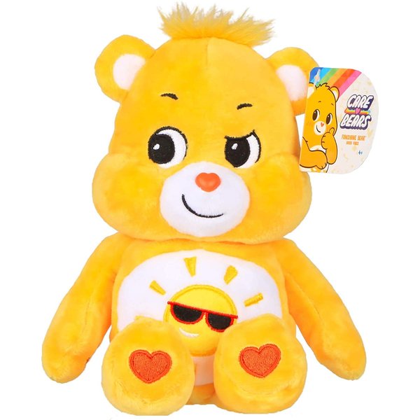 Care Bears 9" Fun Size Plush - Funshine Bear - Yellow Plushie for Ages 4+ – Stuffed Animal, Super Soft and Cuddly – Good for Girls and Boys, Employees, Collectors, Great Valentines Day Gift For Kids