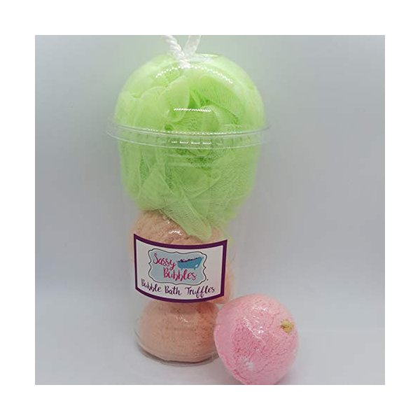Cherry Almond Bubble Bath Truffle Shake by Sassy Bubbles