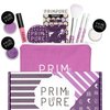 Prim and Pure Kids Makeup Gift Set - Stencil, Makeup Eyeshadow Bioglitter Lip Gloss and Cosmetic Bag Mirror Makeup Brush Accessories (Fairy Purple)