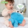KIDS PREFERRED Sesame Street Elmo On The Go Activity Toy with Silicone Teether for Newborns