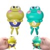 2pcs Frog Wind Up Bath Toys for Kids, Bath Toys for Babies, Pool and Water Toys for Toddlers, Birthday and Party Favors, Kids Prizes, Easter Basket Stuffers