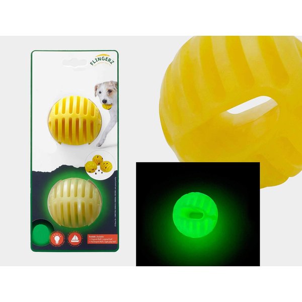 Flingerz Ultimate Fetch Toss & Launch Dog Toy Thrower (Replacement 2 Pack of Balls)