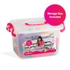 Edushape Young Brix Interlocking Baby Building Blocks - 36 Pcs Baby Blocks Interlocking Bricks in Reusable Storage Box - Stacking Blocks for Young Babies and Toddlers - Daycares Preschool Supplies