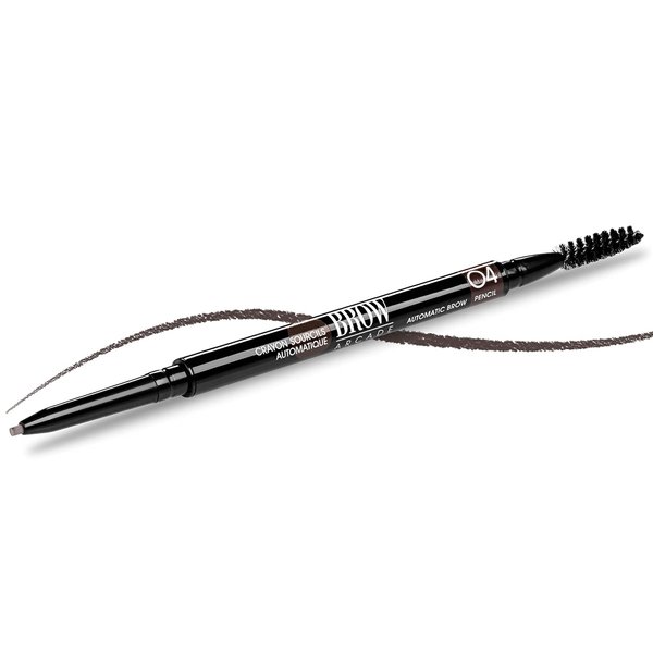 Vivienne Sabo Paris - Automatic Eyebrow Pencil Brow Arcade, Black Brown (Shade 04), Natural Looking Brows, All Day Wear, Cruelty Free
