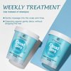 Dead Sea Salt Scalp Scrub, Clarifying Scrub with Plant-Based Essences, Scalp Exfoliator for Oily Scalp, Dandruff & Build-Up Remover, Itchy Scalp Relief Hair Treatment, Nourishing Detox Hair Care