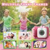 Kids Camera, HD Digital Video Cameras for Toddler,Autism Toys Portable Toy for 3 4 5 6 7 8 Year Old Childrens Christmas Birthday Gifts for Boy and Girls, Age 3-9 with 32GB SD Card-Pink