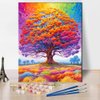 Axquilon Paint by Numbers Kit for Adults Beginner-Tree of Life Adult Paint by Number Kits on Canvas, Easy Adults' Paint-by-Number Kits Oil Painting Craft Supplies for Gift Home Wall Decor 16 x 20in