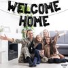 KatchOn, Black Welcome Home Balloons - 16 Inch | Welcome Home Party Decorations | Black Welcome Home Banner for House Warming Decoration Party | Family Gathering Banner for Welcome Home Decorations