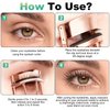 Eyelash Curler for Hooded Eyes,Euramerican,Asian, Jpanese C-curl, 2 Packs Eyelash Curler Refill Pads Compatible with Shiseido,Tweezerman,Shu uemura,Kevyn Aucoin,e.l.f