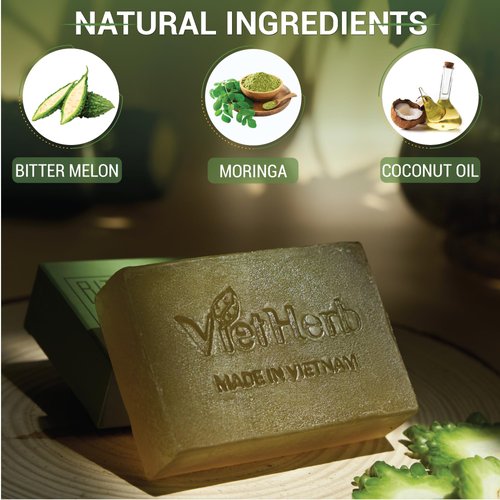 Bitter Melon Soap Bar, Soap for Cleansing Soap Bar for Face and Body with Natural Ingredients, Soap for Men, Women and All Skin Types