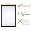 MAGDEPO 2pcs Mini Pocket Magnifier 6X Magnifying Lens Portable Size and B6 Size Page Magnifying Lens for Reading, Maps, Labels, and Inspections