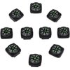 bayite Hard Shell Liquid Filled Button Compass Set for Survival Watch Band Paracord Bracelet Pack of 10