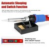 Soldering Iron Kit, 90W 110V LED Digital Soldering Iron with Ceramic Heater, Adjustable Temperature Soldering Welding Iron Kit, Auto-sleep, Thermostatic Design