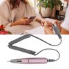 Electric Nail Drill Pen Machine, Efile Nail Drill Handle Handpiece Adjustable 3000RPM Metal Pro Nail File Handle Polishing Manicure Pedicure Accessories for Nail Care Home Salon DIY