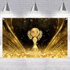Lofaris Golden Globe Awards Banner Winner Cup Shiny Gold Glitter Photography Movie Premiere Award Ceremony Celebrity Show Activity Decoration Champion Ceremony Birthday Party Supplies 70.8x43.3(inch)