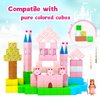 Hiwawind Updated Magnetic Blocks-Princess Toys, Creative Magnetic Building Blocks Toddler Toys, Birthday Gifts for Kids 3+ Years Old, STEM Montessori Sensory Toys for Boys & Girls Age 3-4 4-5 6-8